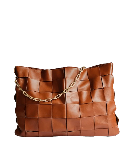 Sac cuir végétal — finition délicate